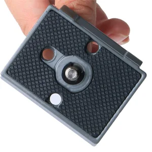 Quick Release Plate, Tripod Quick Release Plate Fit for Manfrotto 200pl-14 Rc2 Camera Tripod Head (Pack of 2) Black - Mini