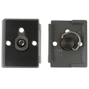 Quick Release Plate, Tripod Quick Release Plate Fit for Manfrotto 200pl-14 Rc2 Camera Tripod Head (Pack of 2) Black - Plate