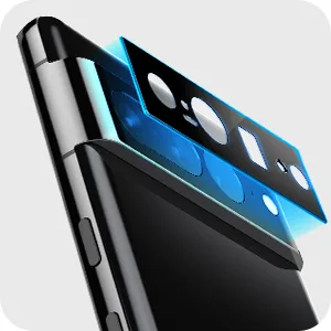 Spigen Camera Lens Screen Protector GlasTR EZ Fit Optik Designed for Pixel 7 Pro Case Friendly - Black 2 Pack - product information 5