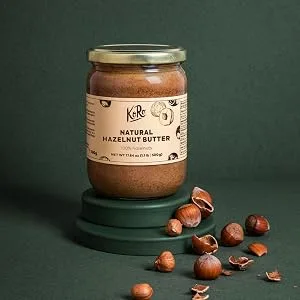 KoRo - Crunchy organic hazelnut spread with cocoa - crunchy - without palm oil - plant based Organic Crunchy Hazelnut Spread with Cocoa - haselnuss