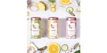 Pinky Up Energize Loose Leaf Wellness Tea, Green Tea Blend, Naturally Low Calorie & Gluten Free, Caffeinated 3.0 Ounce Tin, 25 Servings - image