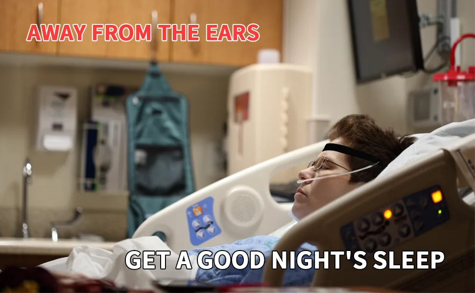3 Pack Comfortable and Prevent The Moving Oxygen Tube Ear Protector, Cannula Head Strap to Prevent Ear Pain Caused by Oxygen Tube is Suitable for use by Oxygen Users - cannula nasal tubing for oxygen ear protectors for oxygen tubing mask ear protector