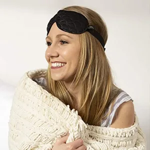 Bucky 40 Blinks No Pressure Solid Eye Mask for Sleep & Travel, Black, One Size - eyes mask,natural face masks,eue pillow,blockout,silk sleep mask,sleep mask large,rest up sleep aid