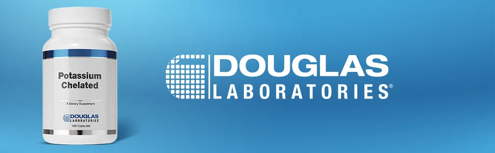 Douglas Laboratories Potassium 99 mg Chelated | Supports Nerve Impulses, Skeletal Muscle Function, and Already Normal Blood Pressure* | 100 Capsules - Douglas Laboratories Potassium Chelated