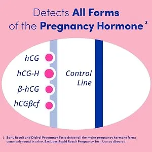 First Response Early Result Pregnancy Test, 3 Count (Packaging & Test Design May Vary) - first response early result comfort check detects all forms of the pregnancy hormone*