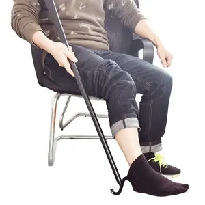 33.5" Long Handle Dressing Stick with Shoe Horn and Sock Removal Tool - Multifunction Dressing Aids Tool for Limited Mobility - long handled shoe horn