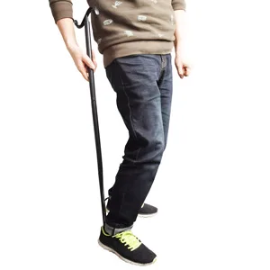 33.5" Long Handle Dressing Stick with Shoe Horn and Sock Removal Tool - Multifunction Dressing Aids Tool for Limited Mobility - shoe horn long handle for senior