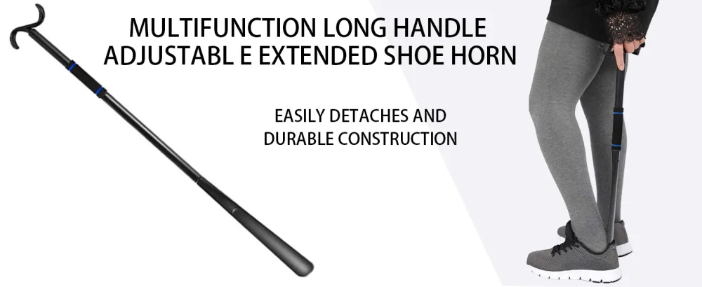 KkaFFe Dressing Stick with Shoe Horn,Sock Removal Tool Adjustable Extended for Disabled, Knee&Hip Replacements and Back Problems People - product information 17
