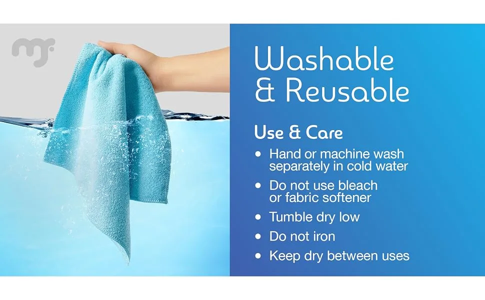 MagicFiber Microfiber Cleaning Cloth (12 Pack,13x13 in) - Thick, Soft, & Ultra Absorbent Reusable Microfiber Towel, Cleaning Rags, Micro Fiber Cloths or Dusting, Windows, Kitchenware, Cars & More! - B099GCSSM1_Module 4