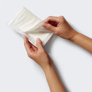 Medline Skinfold Dry Sheet, Skin Moisture Management, Soft, Non-Chafing, Pre-Cut & Ready to Use, 6" x 14" (10 Count) - skinfold dry sheets skin fold tummy liners interdry