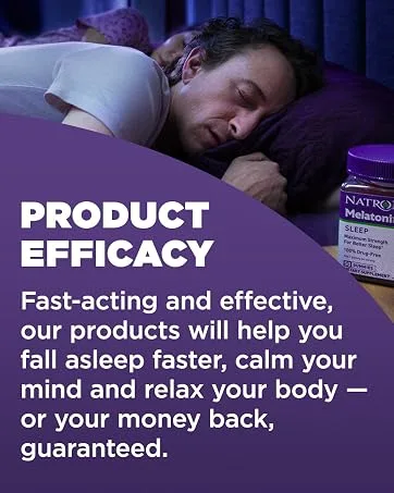 Natrol, Melatonin Fast Dissolve Tablets, Maximum Strength, 3 mg, 200 Count - product efficacy