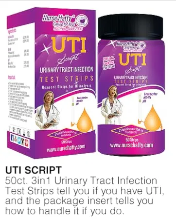Nurse Hatty 105ct. Ketone Script Ketone Test Tests, Great for Keto Diets - Long Strips - Brand Story Image 5 UTI Strips