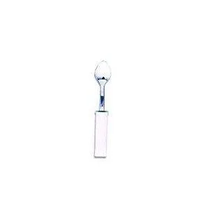 Sammons Preston Plastic-Handle Utensil, 7" Youth Spoon with 4" Handle Molded to Improve Grasping & Holding, Stainless Steel Pediatric & Adult Silverware, Adaptive Eating Tool & Dining Aid - product information 1