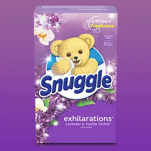 Snuggle Exhilarations in Wash Laundry Scent Booster Pacs, Lavender & Vanilla Orchid, 56 Count - sheets laundry