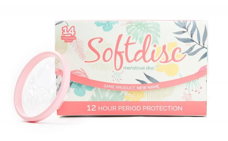 Softdisc Menstrual Discs | Disposable Period Discs | Tampon, Pad, and Cup Alternative | Capacity of 5 Super Tampons | HSA or FSA Eligible | 14 Count - product information 1