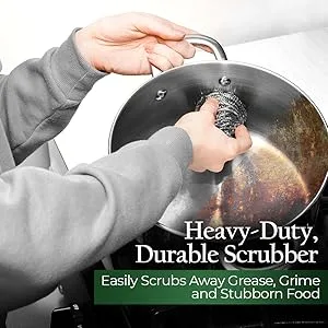 Stanley Home Products Stainless Steel Kitchen Scouring Cleaners (2 Cleaners Included) 1 Pack (2 Count) - product information 4