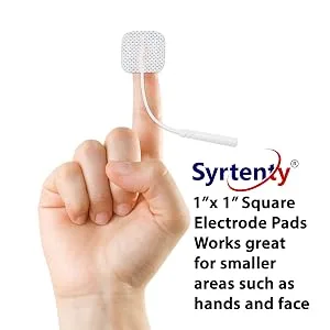 Syrtenty TENS Unit Replacement Pads - 1.5''x1.5" 40 pcs Electrode Squares Stimulator Pad Set with Upgrated Self Stick Performance and Non-Irritating Design for for Muscle Stimulation & Electrotherapy - product information 13