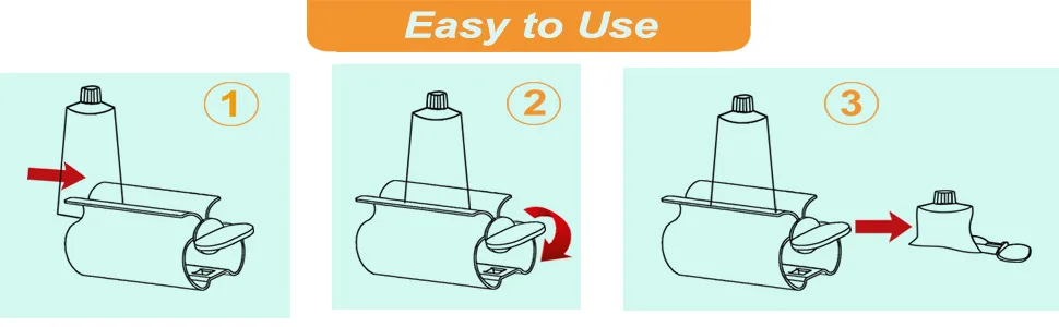Toothpaste Tube Squeezer - Set of 3 Toothpaste Squeezer Rollers, Metal Toothpaste Tube Wringer Seat Holder Stand XYKEEY (Sliver) - tube squeezer