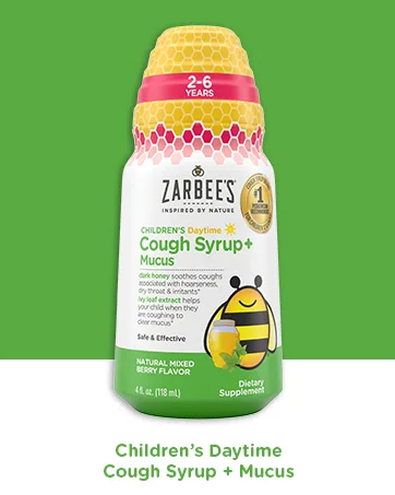 Zarbee's Kid's Cough + Mucus Day- 8oz Daytime - Grape 8oz - product information 3