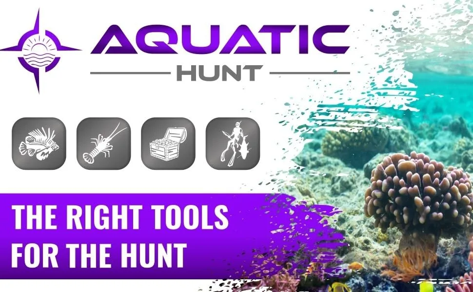 Aquatic Hunt - 2 Pack - Marine Grade 4" (10cm) Double Ended Brass Clips with SS304 Spring - Aquatic Hunt Right Tools for the Hunt