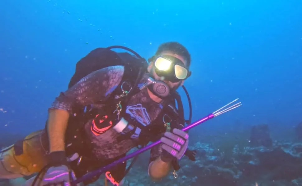 Aquatic Hunt - 2 Pack - Marine Grade 4" (10cm) Double Ended Brass Clips with SS304 Spring - Brent Lionfish Spear
