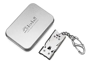 binboll Whistle Emergency Whistles Keychain Rape Whistle Stainless Steel High Decibel Whistles Three Tubes WhistleGun - product information 13