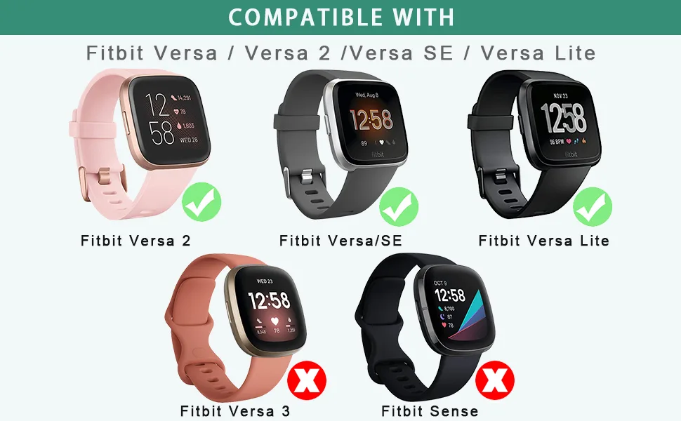 BOTNUW 4 Pack Elastic Bands Compatible with Fitbit Versa 2 /Versa /Versa SE/Versa Lite Wristbands Fitness Smart Watch, Soft Loop Nylon Adjustable Stretchy Replacement Straps for Women Men Black & Dark Blue & Light Gray & White - fitbit versa 2 bands for women