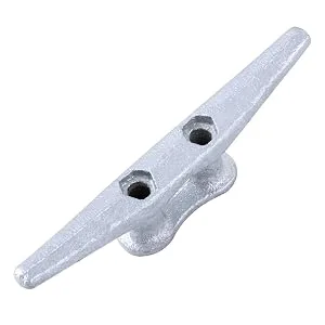 4 Pack 4inch Heavy Duty Boat Cleat/Galvanized Cast Iron Dock Cleat for Marine or Decorative Applications - heavy duty boat