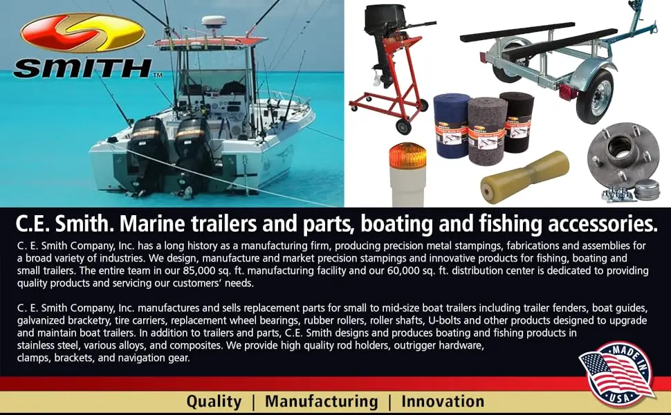 CE Smith-10205GA Swivel Bracket KIT, Silver - Trailer Parts, Boating Accessories, Fishing Accessories