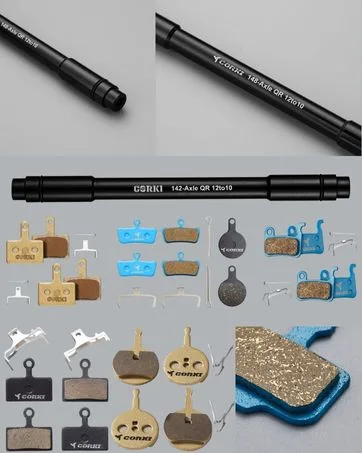 corki Universal Bicycle Shifter Cable Housing Set for Shimano Sram Derailleur Black - brake pads _ Thru axle