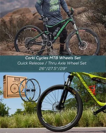 Corki Cycles Bike Water Bottle Holder, Right Side Load Bicycle Water Bottle Cage for Road & Mountain Bikes Black 2-Pack Black 2 Pack - mtb bike wheels
