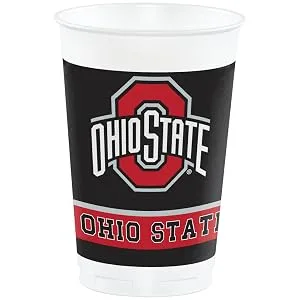 Ohio State University Plastic Cups, 24 ct - Ohio State University Plastic Cups, 24 ct