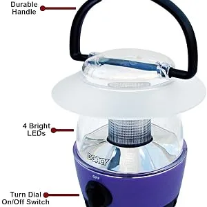 Dorcy LED Bright Mini Lantern 70 Hour Run Time, Small, Model Number: 41-1017, Assorted Colors - product information 2