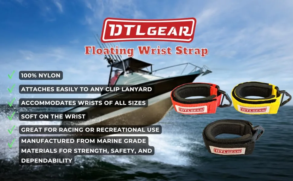 DTLgear Floating Wrist Strap Black - DTL Gear 32
