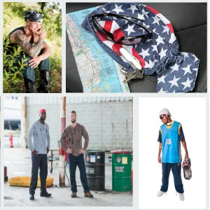 Elephant Brand Skull Caps  100% Cotton in Patterned and Plain Colors, Pack of 3 Biker 2 - diversity, hard work, sports, men, hunting, travel, basketball, tattoos, made in USA