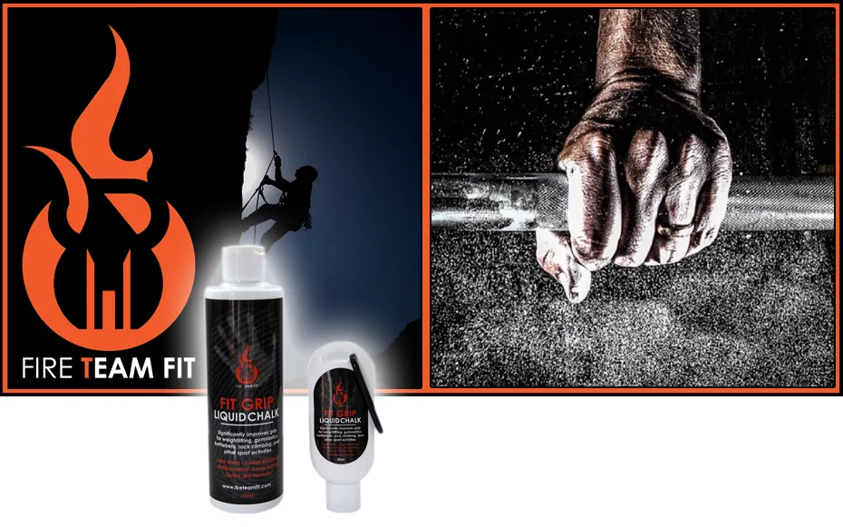 Fire Team Fit Liquid Chalk for Weight Lifting, Rock Climbing, Cross Training, & Powerlifting, Gym Approved Workout Chalk for Hands & Calluses 50 ml - product information 6