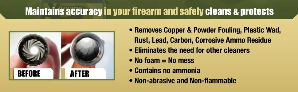Flitz GB 04985 Gun Bore Cleaner, 7.6 oz. Bottle , Black Single - product information 2