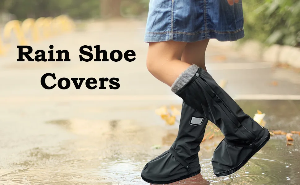 Galashield Waterproof Shoe Covers Rain Shoe Covers Slip Resistance Galoshes Rain Boots Over Shoes Large - product information 3