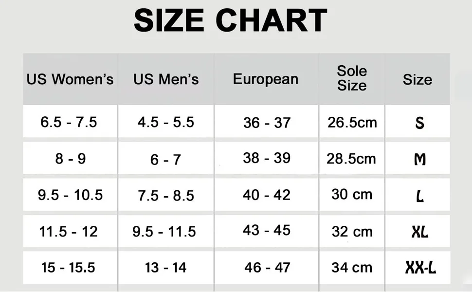 Galashield Waterproof Shoe Covers Rain Shoe Covers Slip Resistance Galoshes Rain Boots Over Shoes Large - size chart