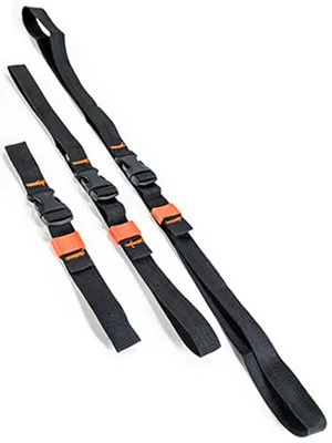 GEAR AID Utility Straps with Side-Release Buckle, Secure and Compress Camping, Biking, Hunting, Boating Gear, Multiple Sizes 2 Straps 1" x 24" - Utility Straps
