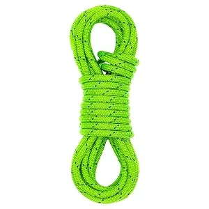 GM CLIMBING 6mm Accessory Cord Rope Double Braid CE/UIAA 6mm x 20feet Green - GM8003