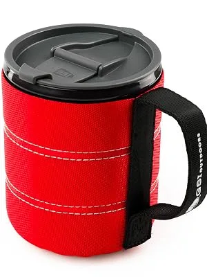 GSI Outdoors Infinity Backpacker Mug I Lightweight BPA-Free Cup for Travel, Camping, Backpacking and Outdoors - 17 oz. Heathered Red - GSI Outdoors Infinity Backpacker Mug