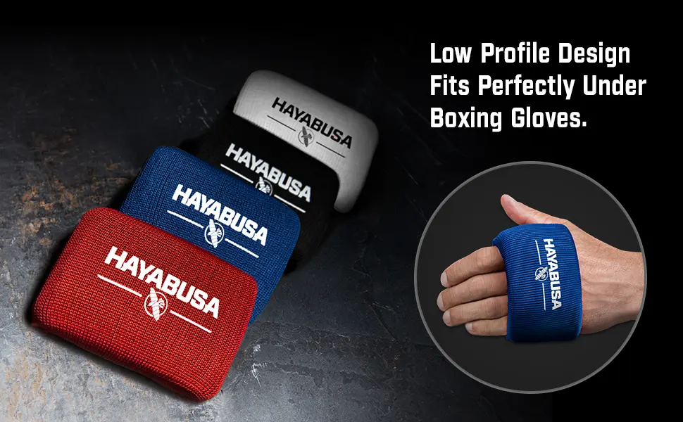 Hayabusa Boxing Knuckle Guards Small/Medium Black - Boxing Knuckle Guards colors black, blue, red and white