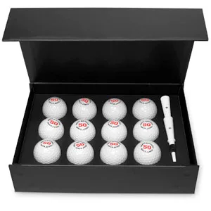 infusion Miniature Golf Balls - Colored Mini Golf Balls Assorted (6PK) - Gift Box
