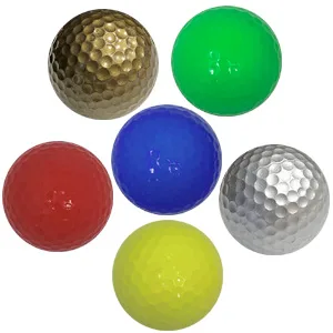 infusion Miniature Golf Balls - Colored Mini Golf Balls Assorted (6PK) - Miniature Golf