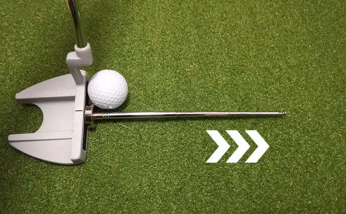 JUNNEE Golf Alignment Rods, 7 Length Adjustments - Golf Alignment Stick Corrector Lie Angle Tool, Golf Swing Training Aids Aiming Stick - Golf Club Face Aim, Visualize and Align Your Golf Shot - Golf Alignment Rods