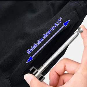 JUNNEE Golf Alignment Rods, 7 Length Adjustments - Golf Alignment Stick Corrector Lie Angle Tool, Golf Swing Training Aids Aiming Stick - Golf Club Face Aim, Visualize and Align Your Golf Shot - Golf Alignment Rods