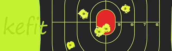 kefit 12x18 Inch Shooting Targets, Splatter Reactive Targets for Pistol Shooting - Easily See Your Hit 10 pack - shooting targets