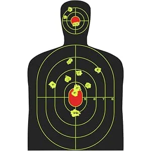 kefit 12x18 Inch Shooting Targets, Splatter Reactive Targets for Pistol Shooting - Easily See Your Hit 10 pack - target