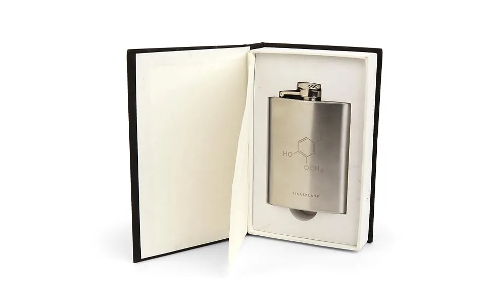 Kikkerland Chemistry 101 Flask Book - Chemistry Book Flask - BA24